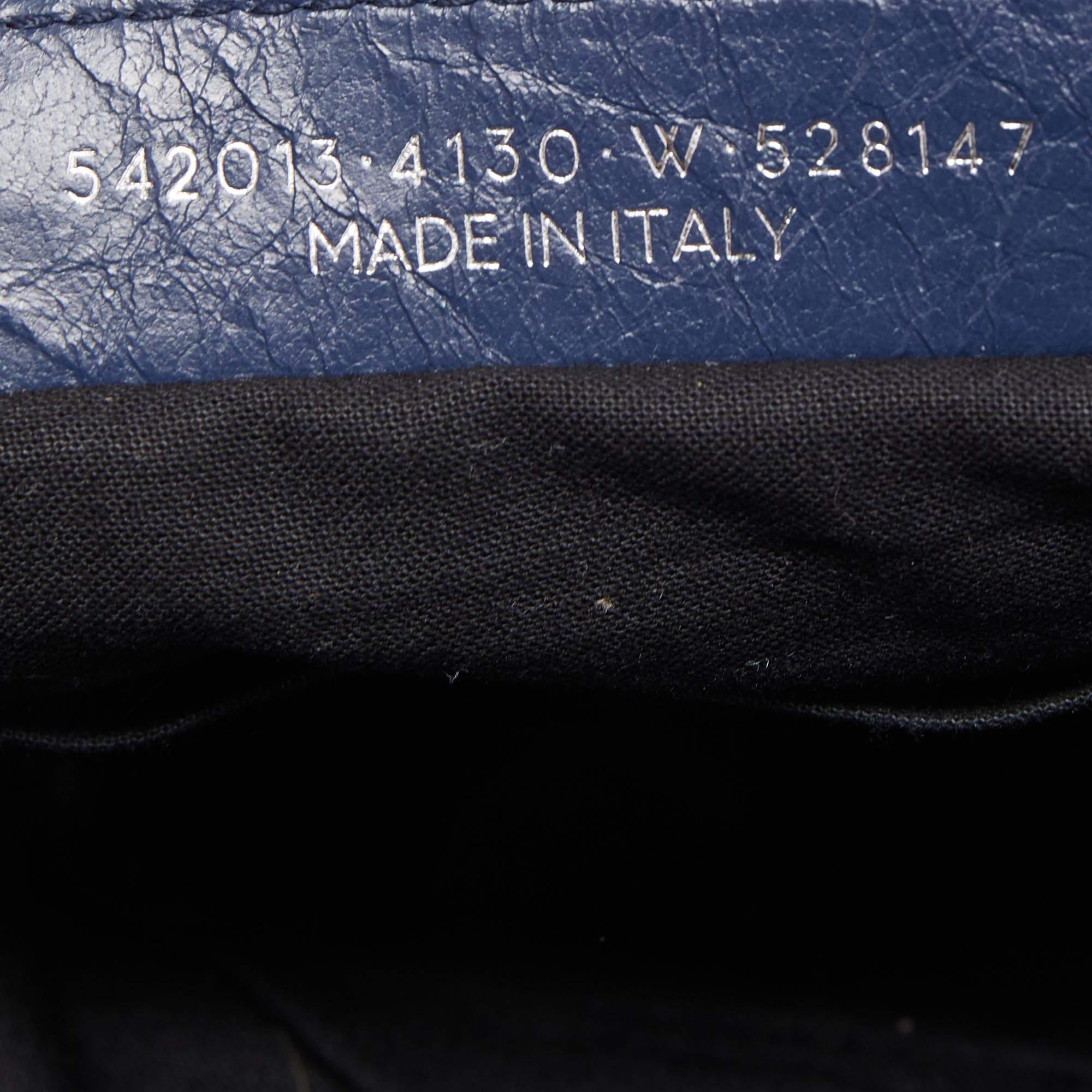 Balenciaga Blue Leather Neo Lift Body Bag 2