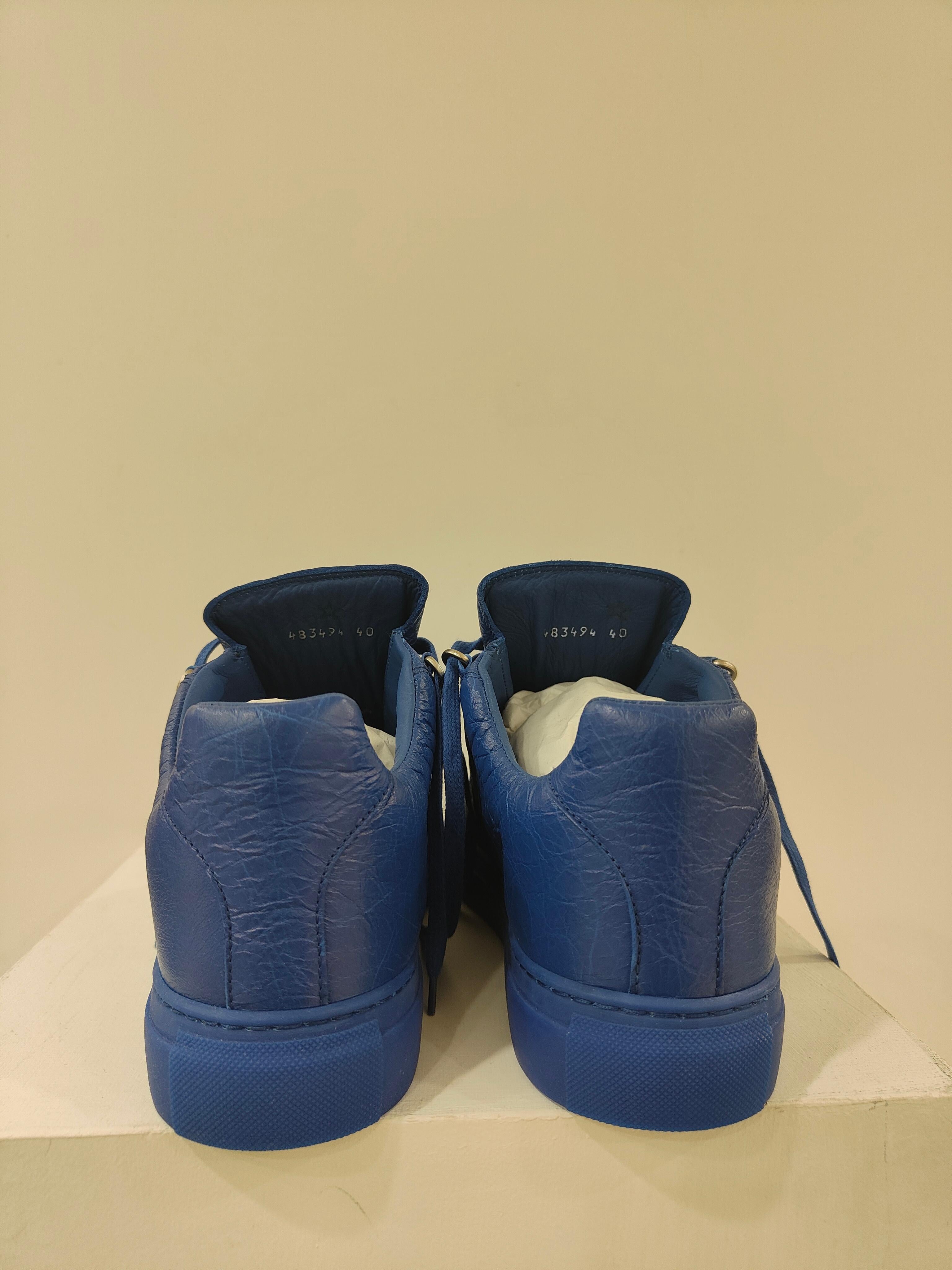 blue balenciagas shoes