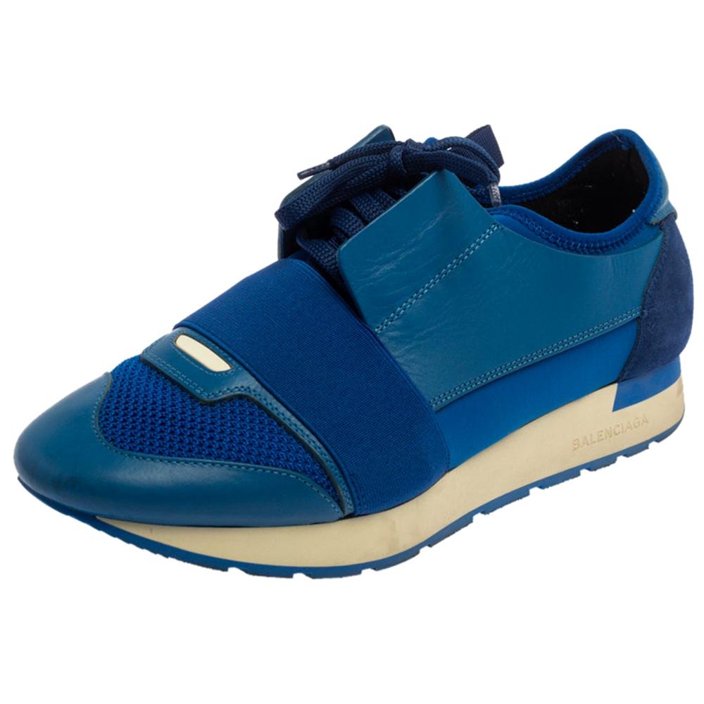 Blue Balenciaga Runners - For Sale on 1stDibs