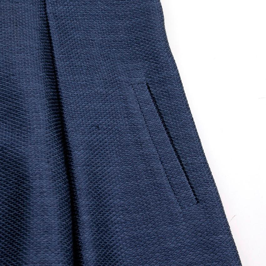 Balenciaga Blue Pleated Dress - Size US 4 2