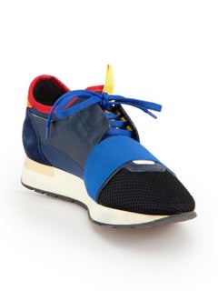 Balenciaga Blue Race Runner Trainers Size IT 39