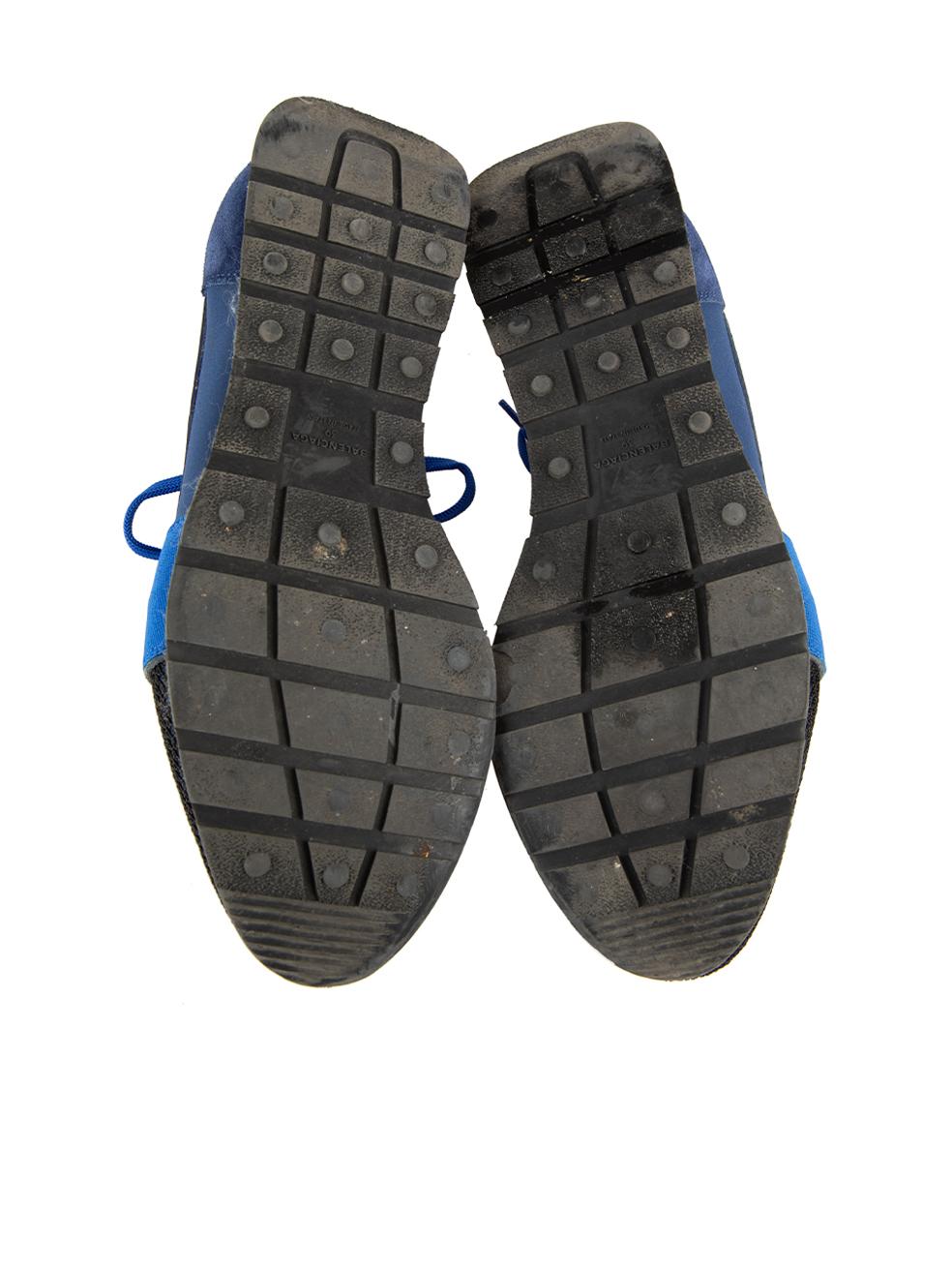 De las mujeres Balenciaga Zapatillas Race Runner Azul Talla IT 39 en venta