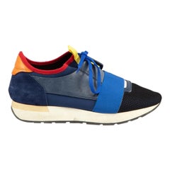 Balenciaga Blue Race Runner Trainers Size IT 39