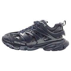 Balenciaga Blaues Laufsteg-Turnschuhe aus Gummi und Mesh Größe 41