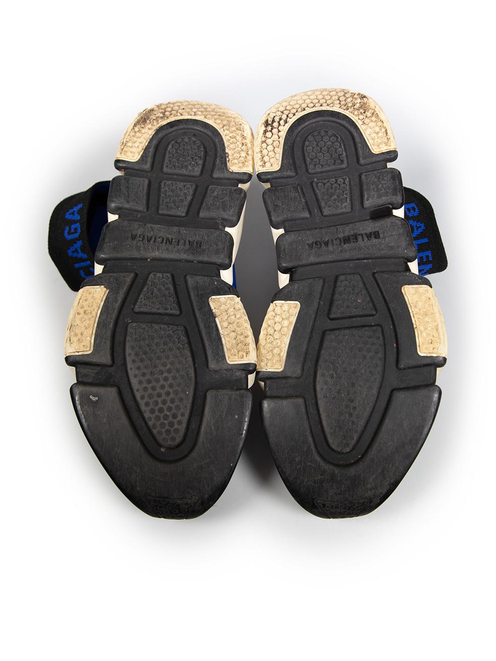 Women's Balenciaga Blue Speed Sock Trainers Size UK 6 For Sale