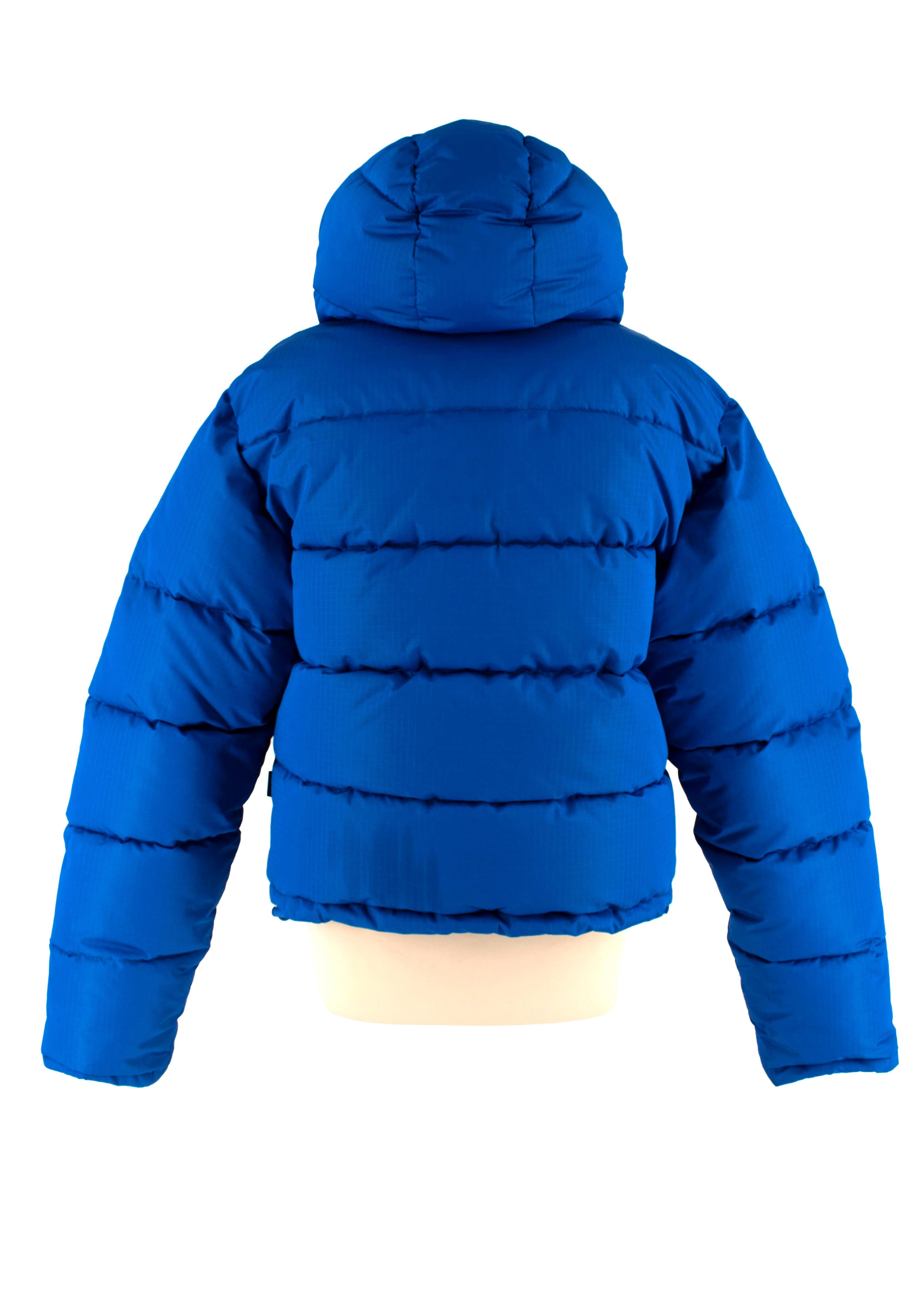 royal blue bubble jacket