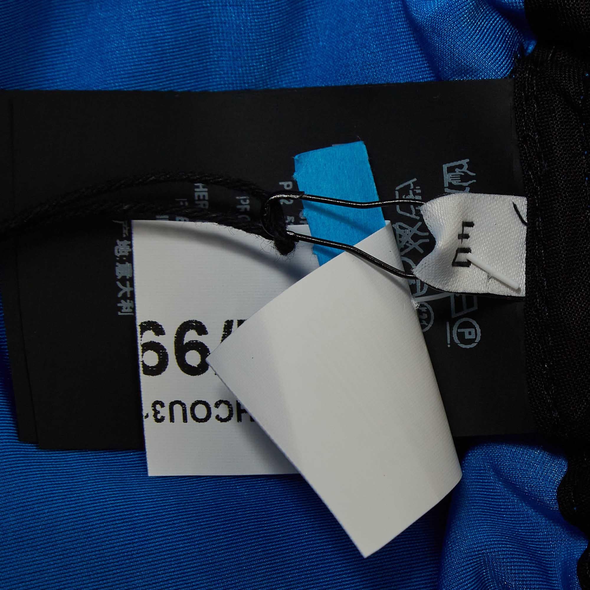 Donna Balenciaga Pantaloni a gamba larga in velluto blu M. in vendita