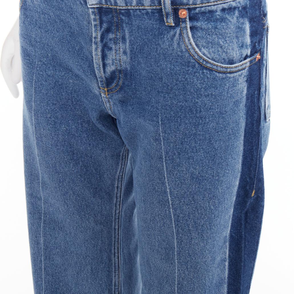 Balenciaga jeans a vita bassa a vita larga FR36 S in vendita 2