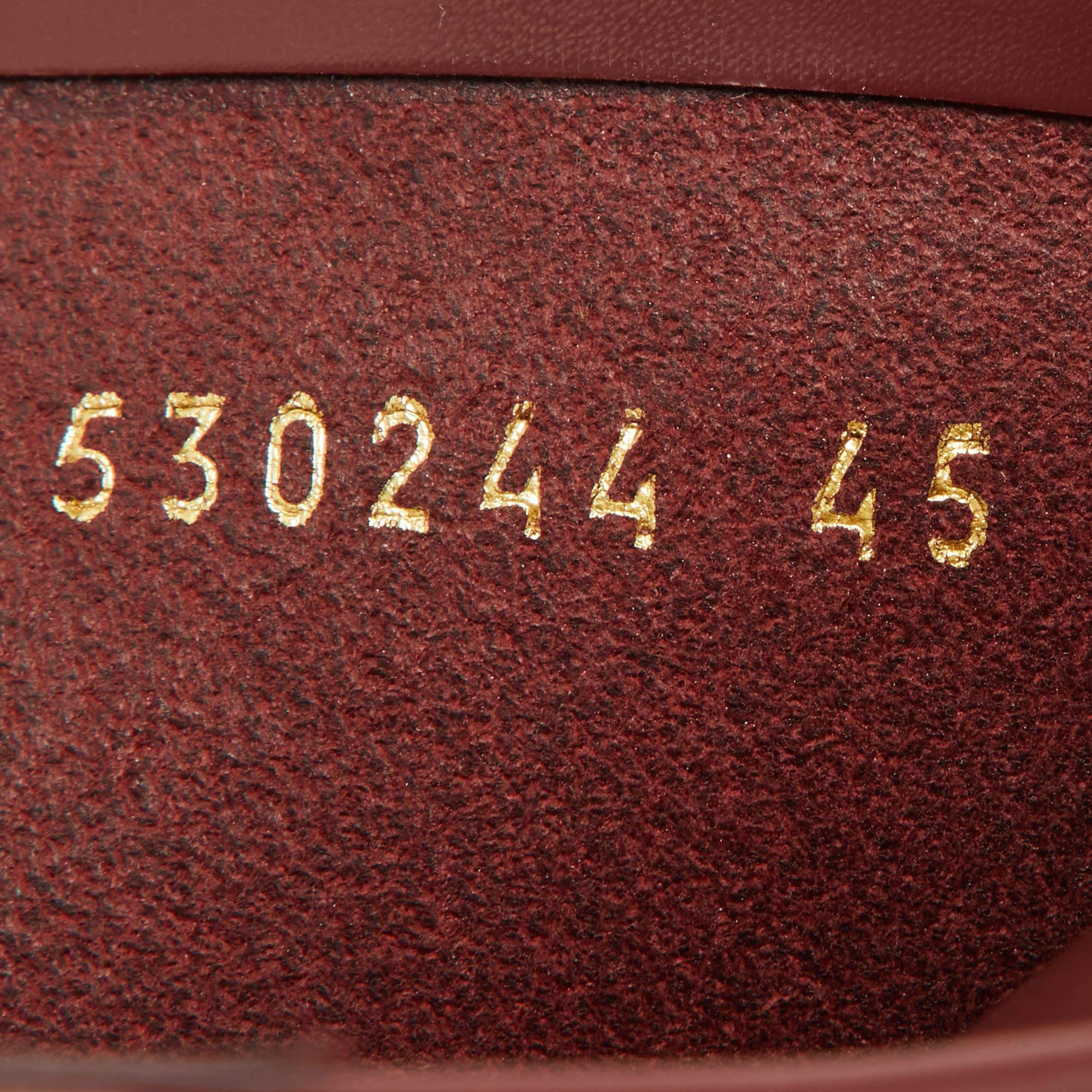 Balenciaga Bordeaux Leather Lace Up Ankle Length Boots Size 45 For Sale 4