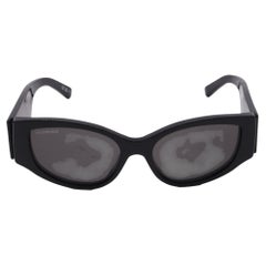 Balenciaga Bossy Round AF Sunglasses in Black Acetate