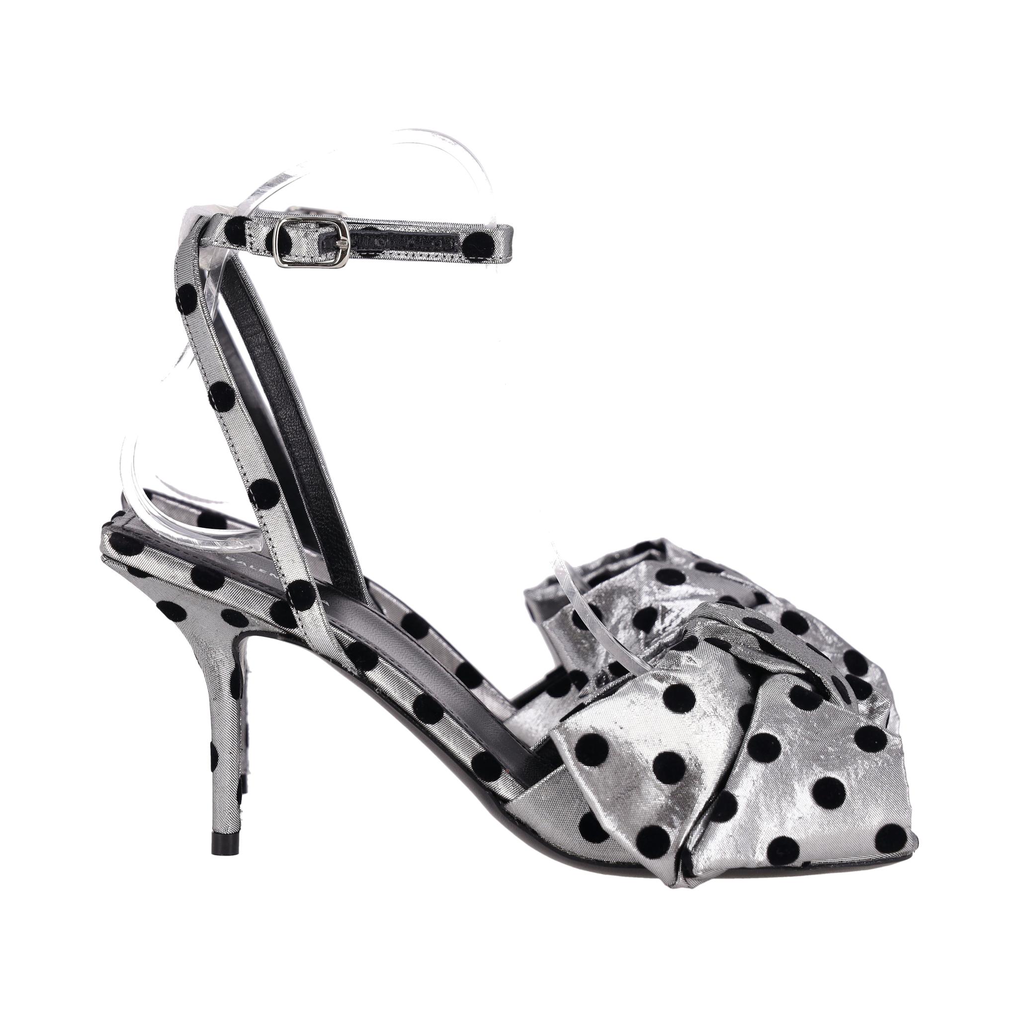 Sandales à pois avec nœud de Balenciaga Neuf - En vente à London, GB