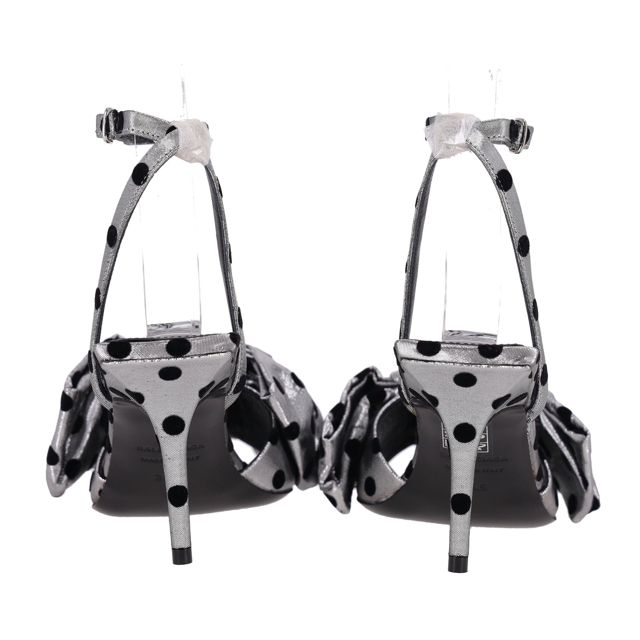 Sandales à pois avec nœud de Balenciaga Pour femmes en vente