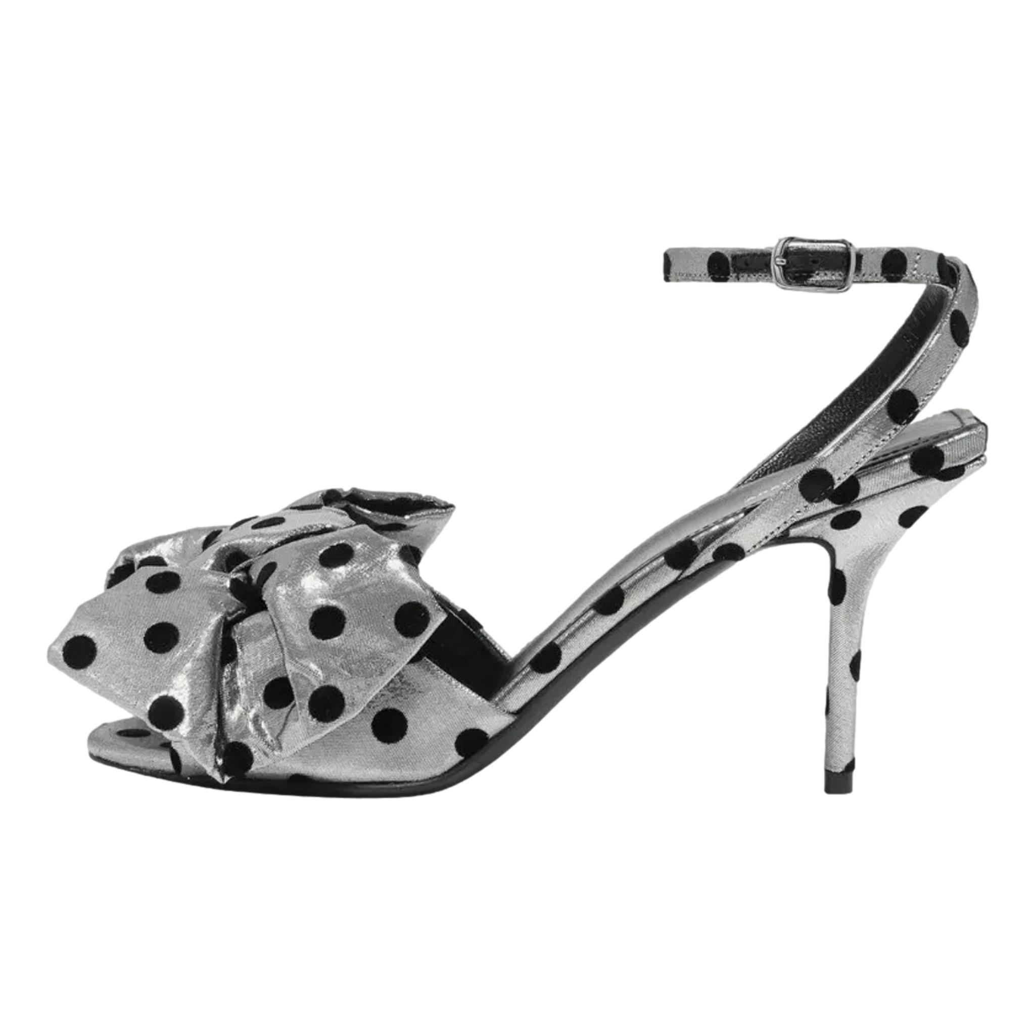Sandali Balenciaga con fiocco e pois