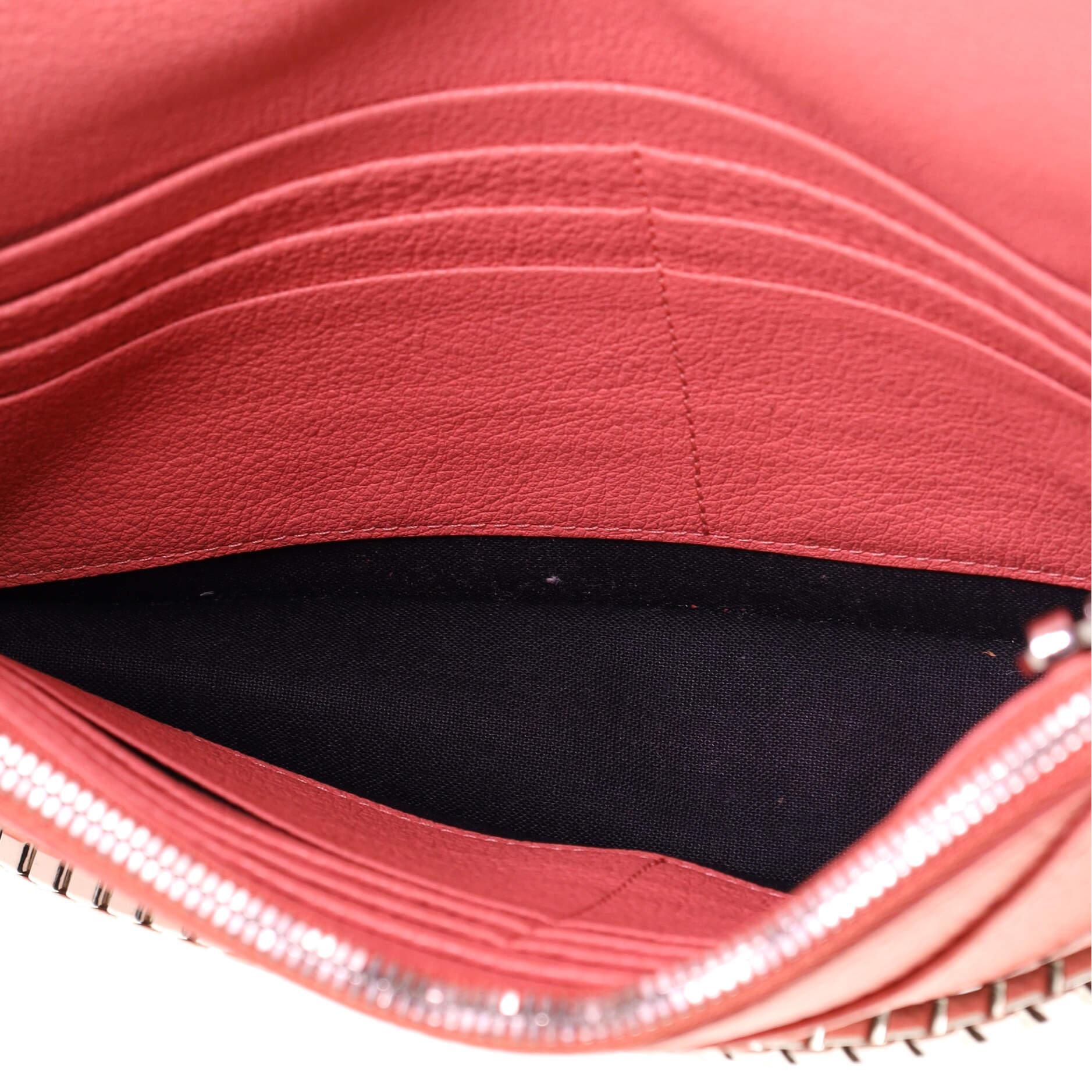 Balenciaga Bow Wallet on Chain Leather 2