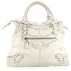 Balenciaga Brief Covered Giant Brogues Handbag Leather