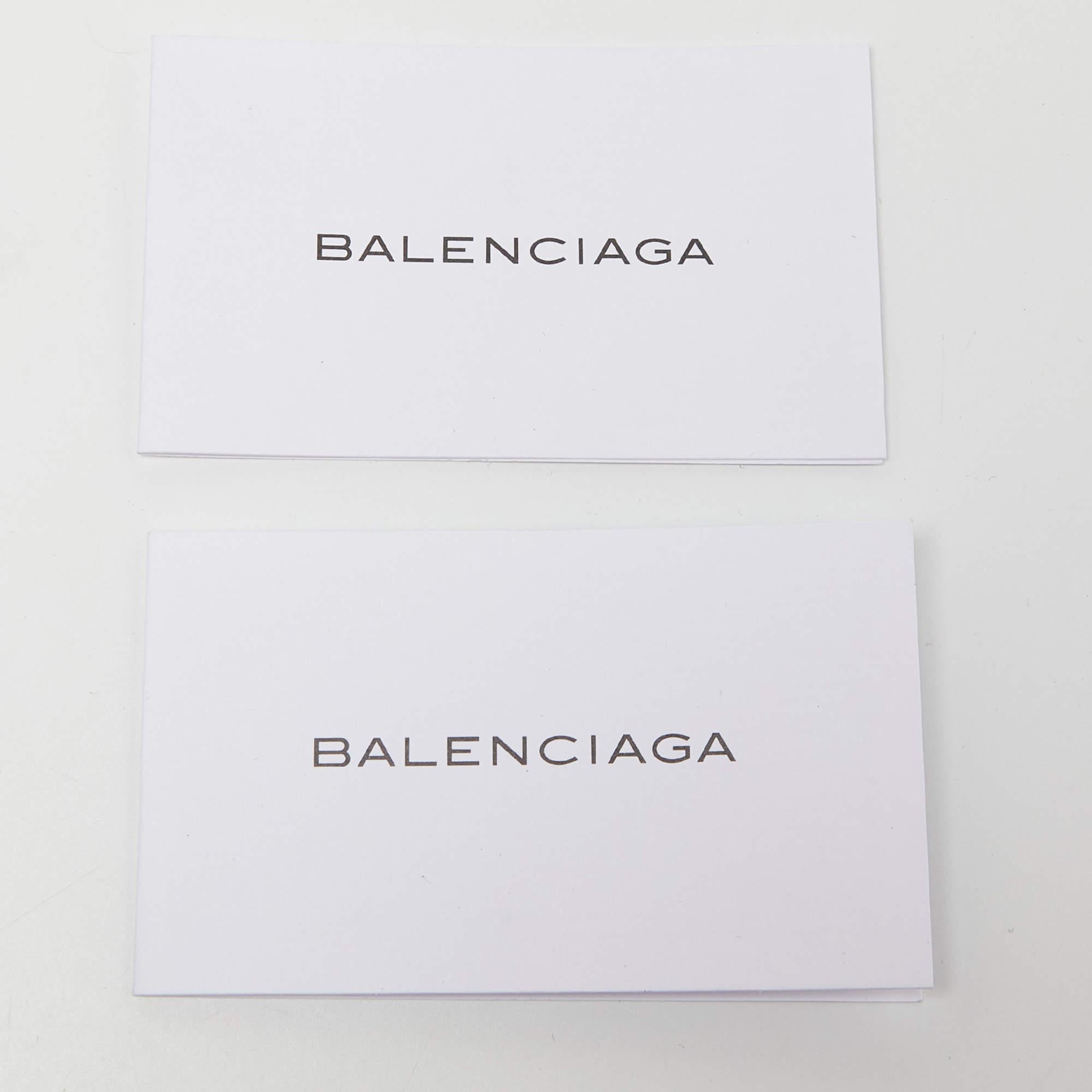 Balenciaga - Fourre-tout Lune en cuir brun/noir en vente 8