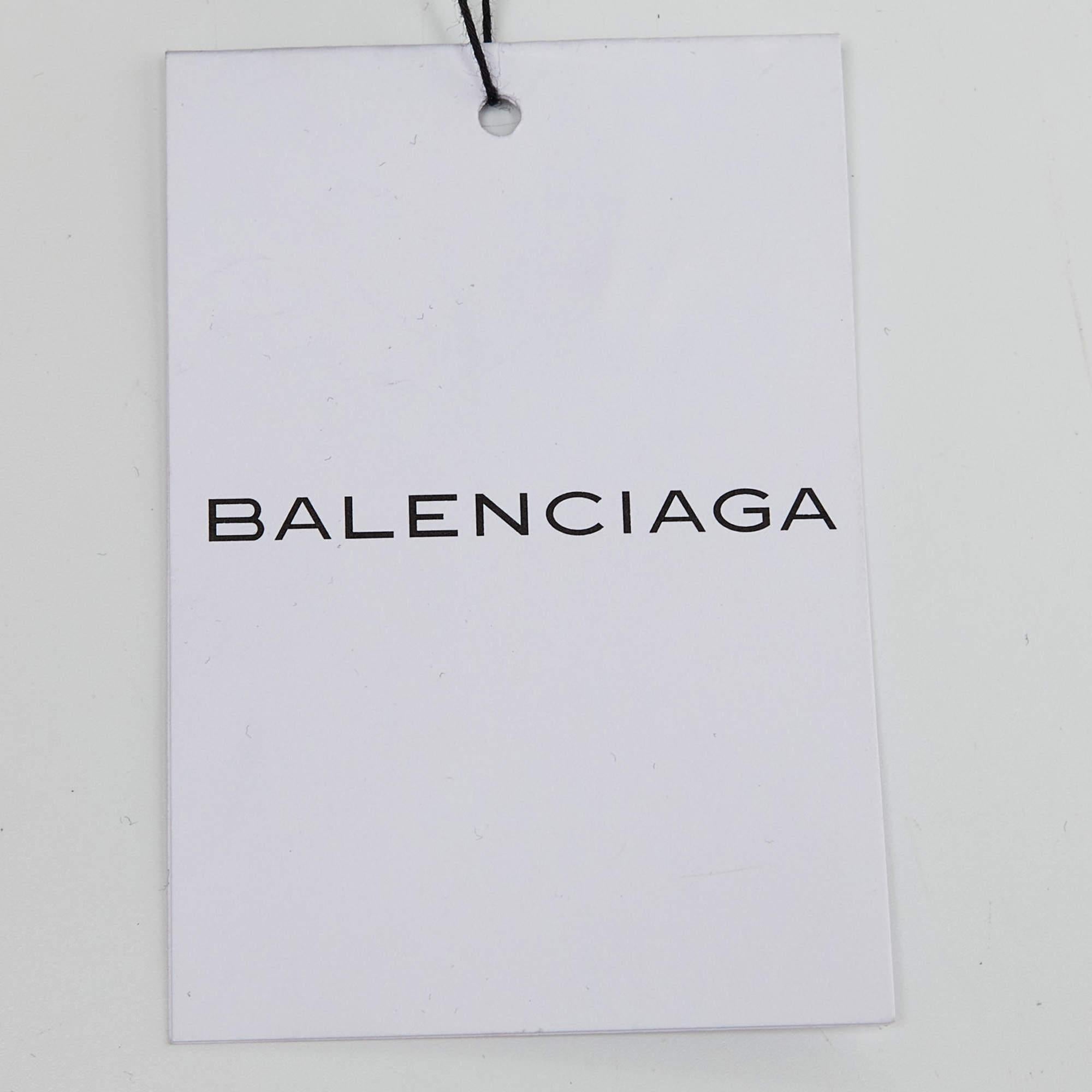 Balenciaga Brown/Black Leather Lune Tote For Sale 9