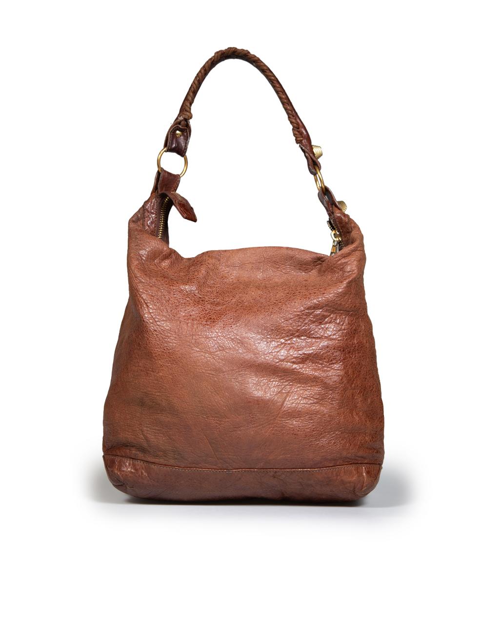 Balenciaga Brown Classic Day Giant 21 Hobo In Good Condition In London, GB