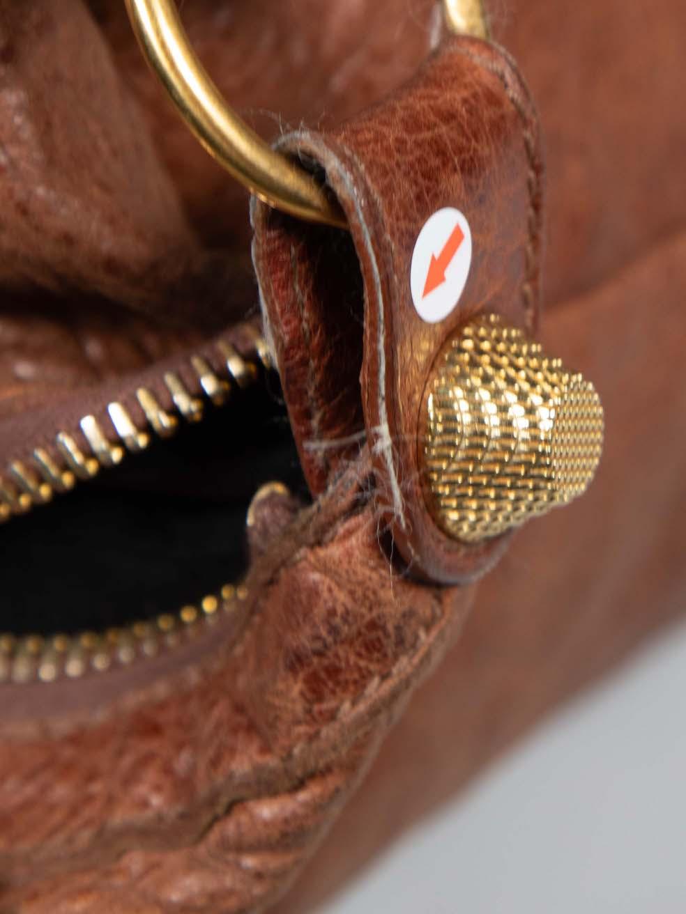 Balenciaga Brown Classic Day Giant 21 Hobo 3