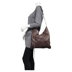 Balenciaga Brown Laather Besace Messenger 2189919