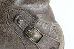 Balenciaga Brown Leather Besace Messenger Hobo Bag 91ba52s
