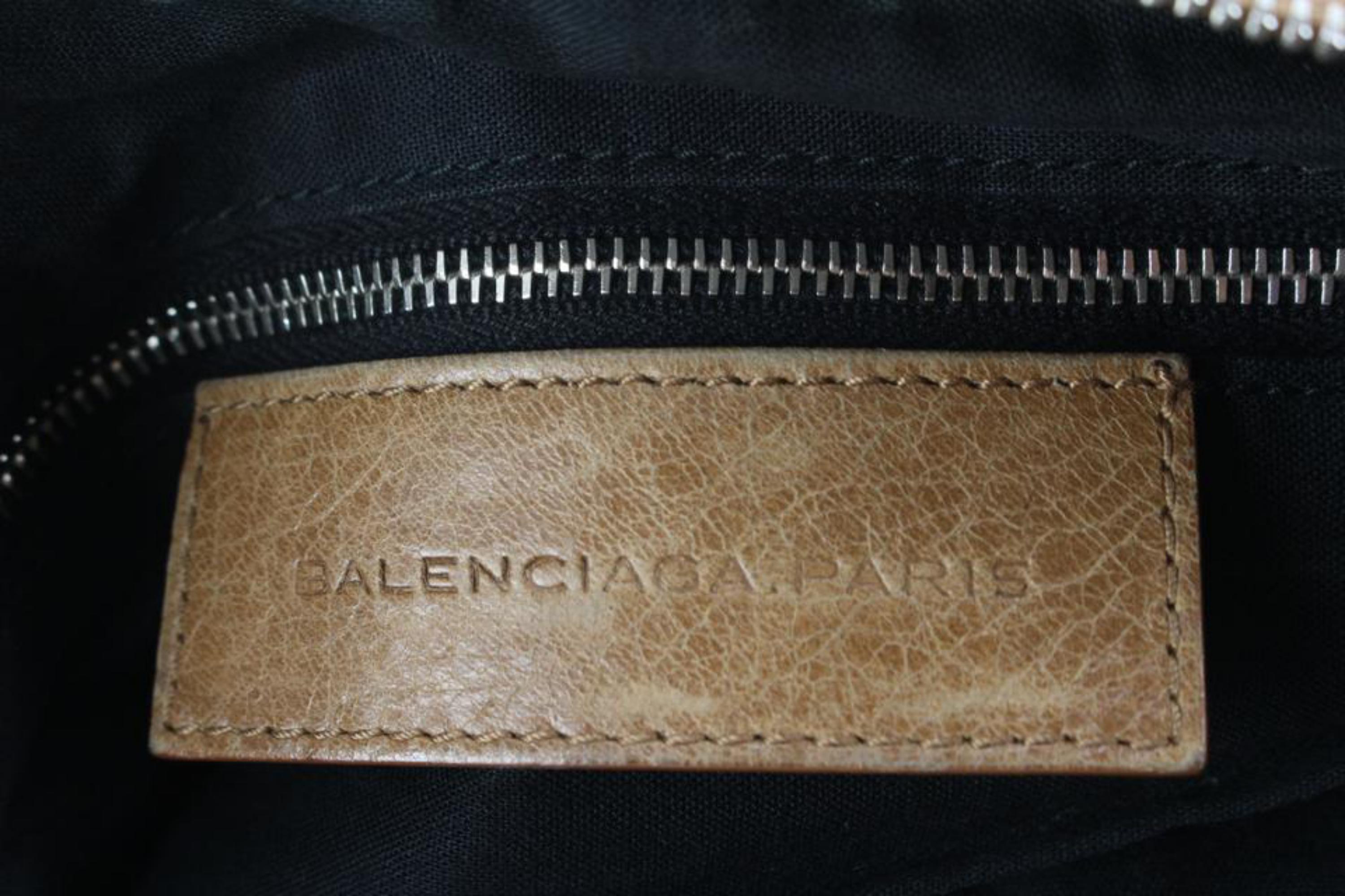 Balenciaga Brown Leather Classic the Day Hobo Messenger 14ba53s For Sale 3