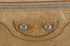 Balenciaga Braunes Leder Classic the Day Hobo Messenger 14ba53s