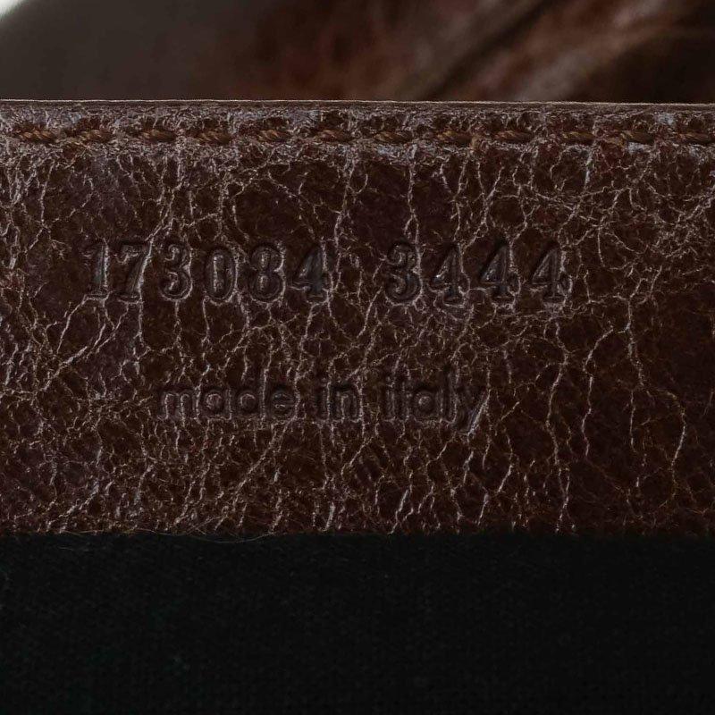 Balenciaga Brown Leather GH City Bag 4