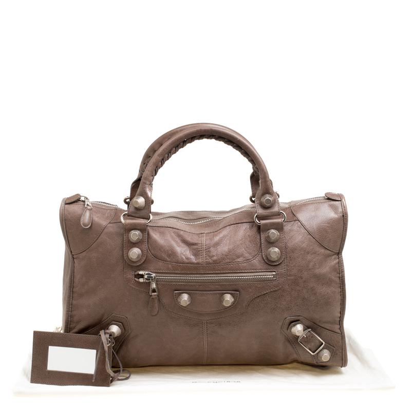 Balenciaga Brown Leather GH Work Tote 8