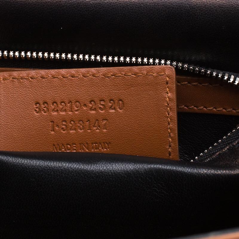 Balenciaga Brown Leather Le Dix Cartable Top Handle Bag In Excellent Condition In Dubai, Al Qouz 2
