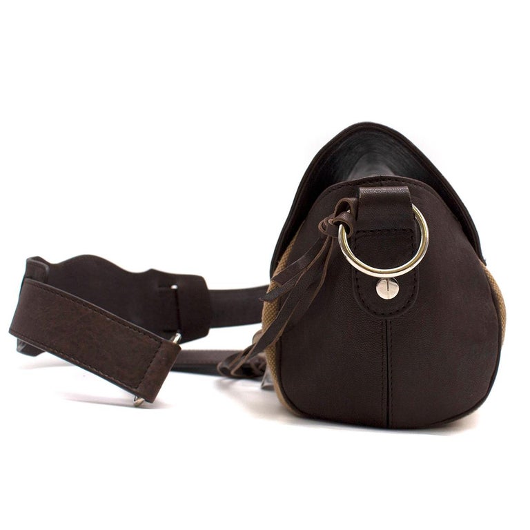 Mini Baguette Bag 20 With FF Motif Black Leather Ghw main image 0
