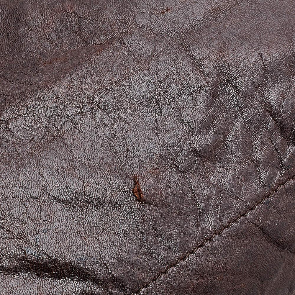 Balenciaga Brown Leather RH Day Bag For Sale 9