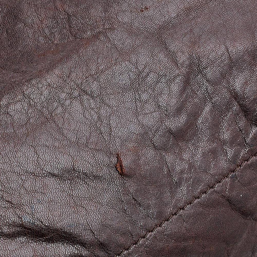 Balenciaga Brown Leather RH Day Bag In Good Condition In Dubai, Al Qouz 2