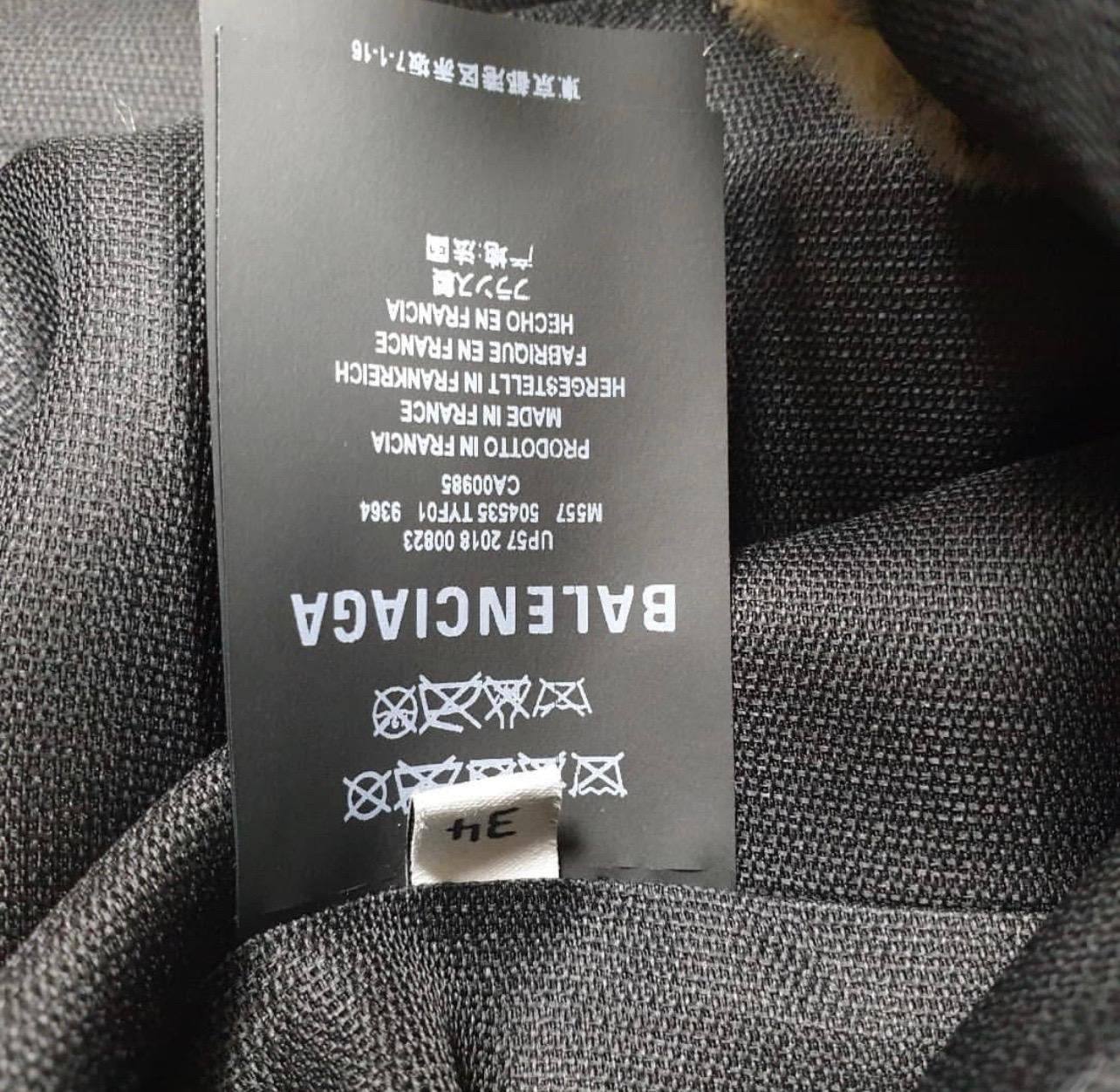 Balenciaga  Brown Leopard Print Faux Fur Coat 2