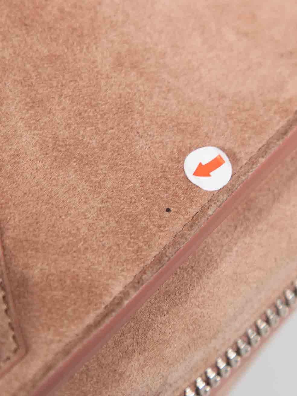 Balenciaga Brown Suede Mini Papier Tote For Sale 3