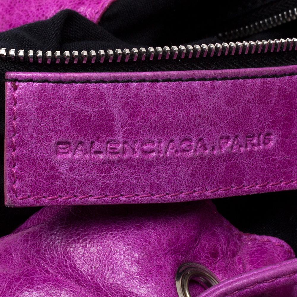 Balenciaga Bubble Gum Leather GSH Pompon Hobo 1
