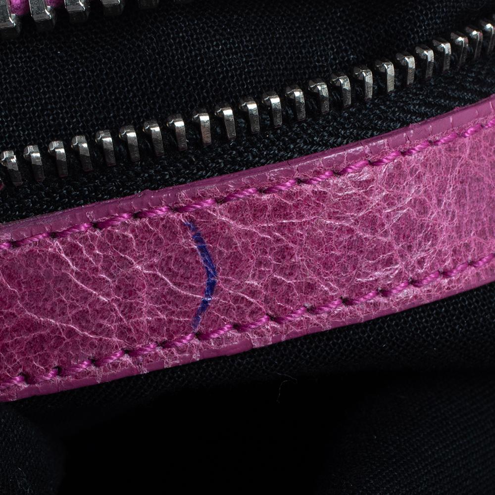 Balenciaga SGH City Tragetasche aus Bubble Gum Leder 9