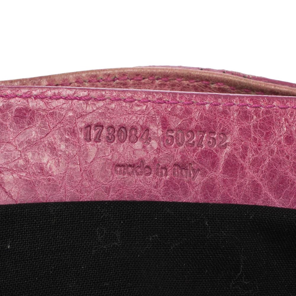 Balenciaga SGH City Tragetasche aus Bubble Gum Leder 1