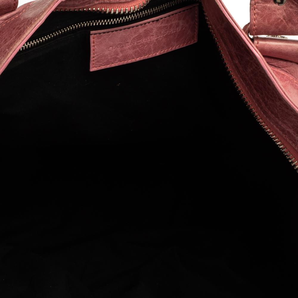 Balenciaga Bubble Gum Pink Leather SGH Brief Tote 8