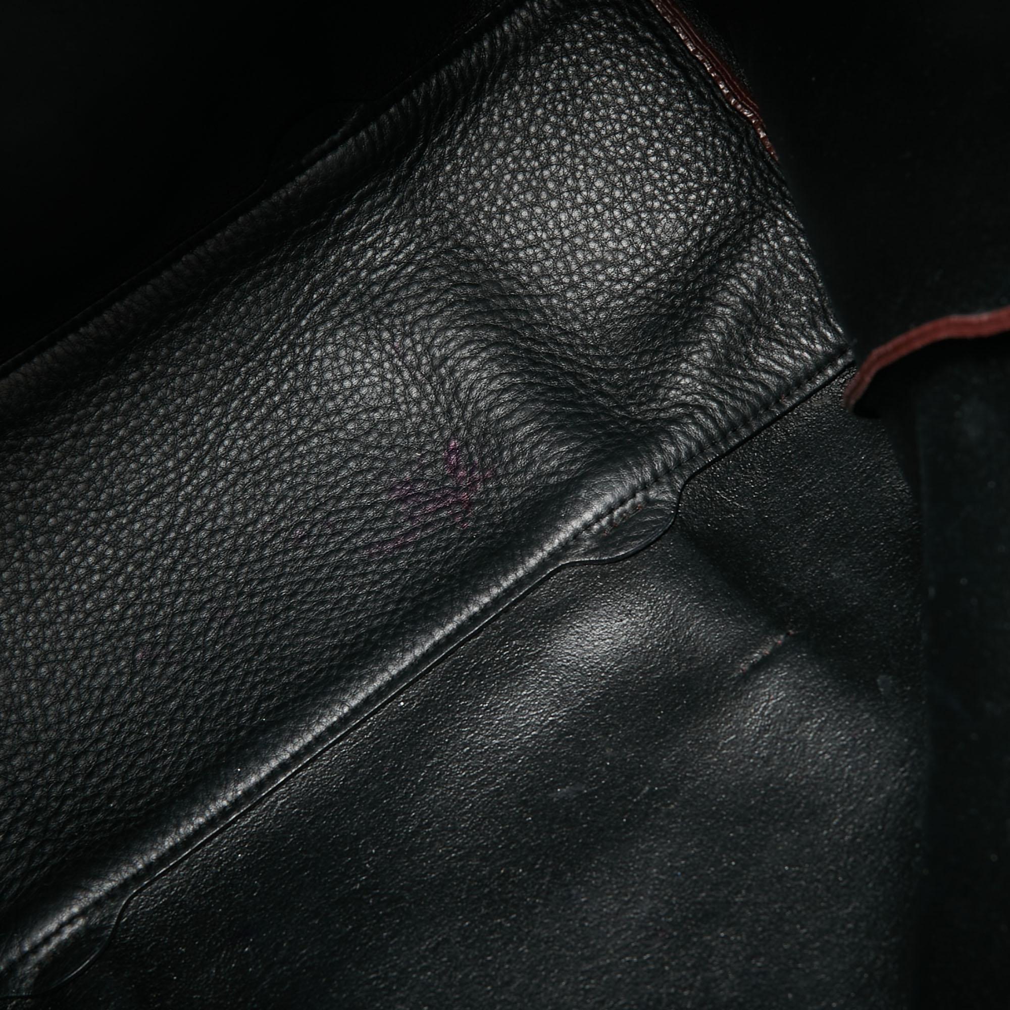 Balenciaga Burgundy Leather Medium Everyday Tote 7