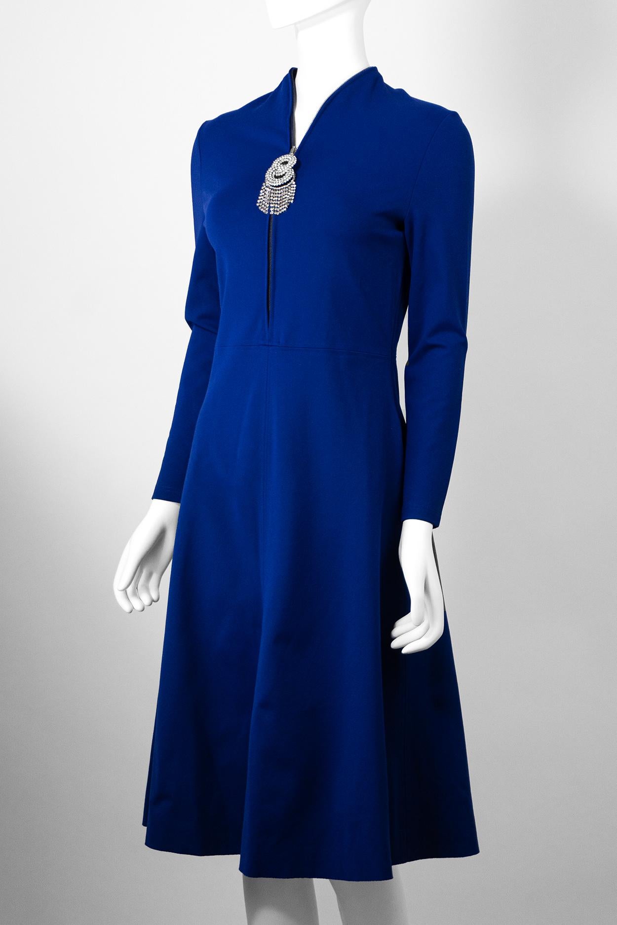 BALENCIAGA By DEMNA Vestito Jewell Blu Pre Autunno 2017 In condizioni ottime in vendita a Berlin, BE