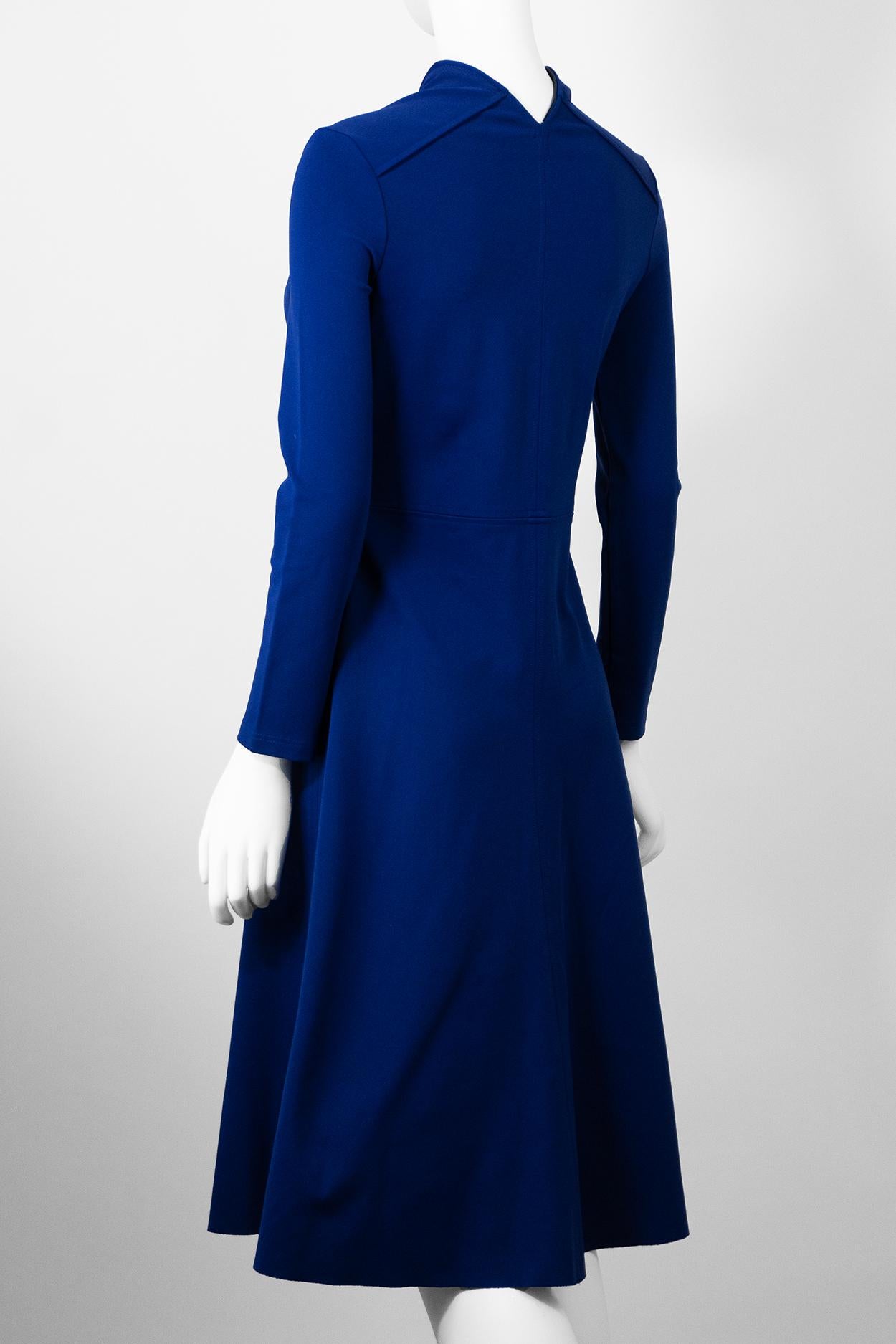 Donna BALENCIAGA By DEMNA Vestito Jewell Blu Pre Autunno 2017 in vendita