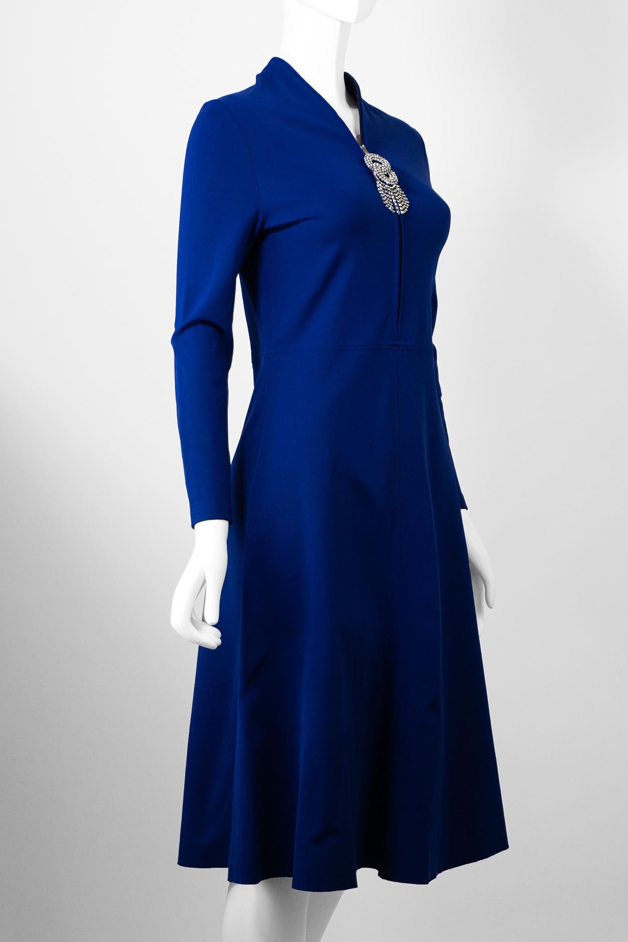 BALENCIAGA By DEMNA Vestito Jewell Blu Pre Autunno 2017 in vendita 2