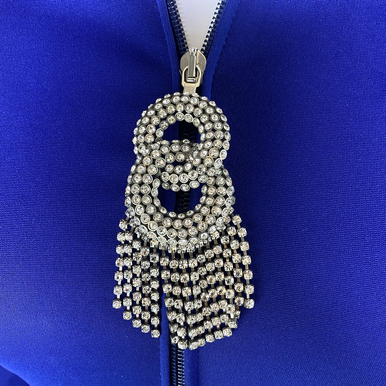 BALENCIAGA By DEMNA Vestito Jewell Blu Pre Autunno 2017 in vendita 4