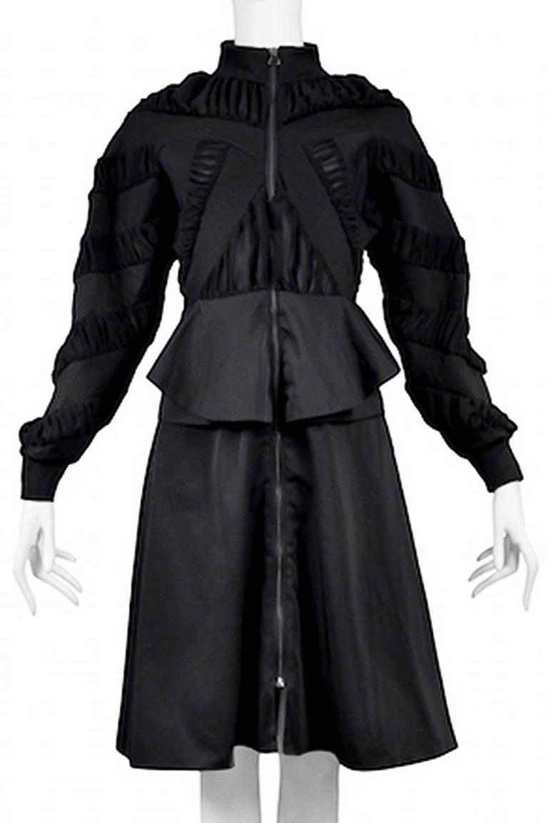 peplum coat dress The "Coral Bloom" Duality Peplum Jacket Dress