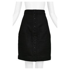 Balenciaga By Ghesquiere Negro Lana Ligera Snap Front