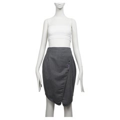 BALENCIAGA By NICOLAS GHESQUIÈRE 2003 Falda asimétrica FR40