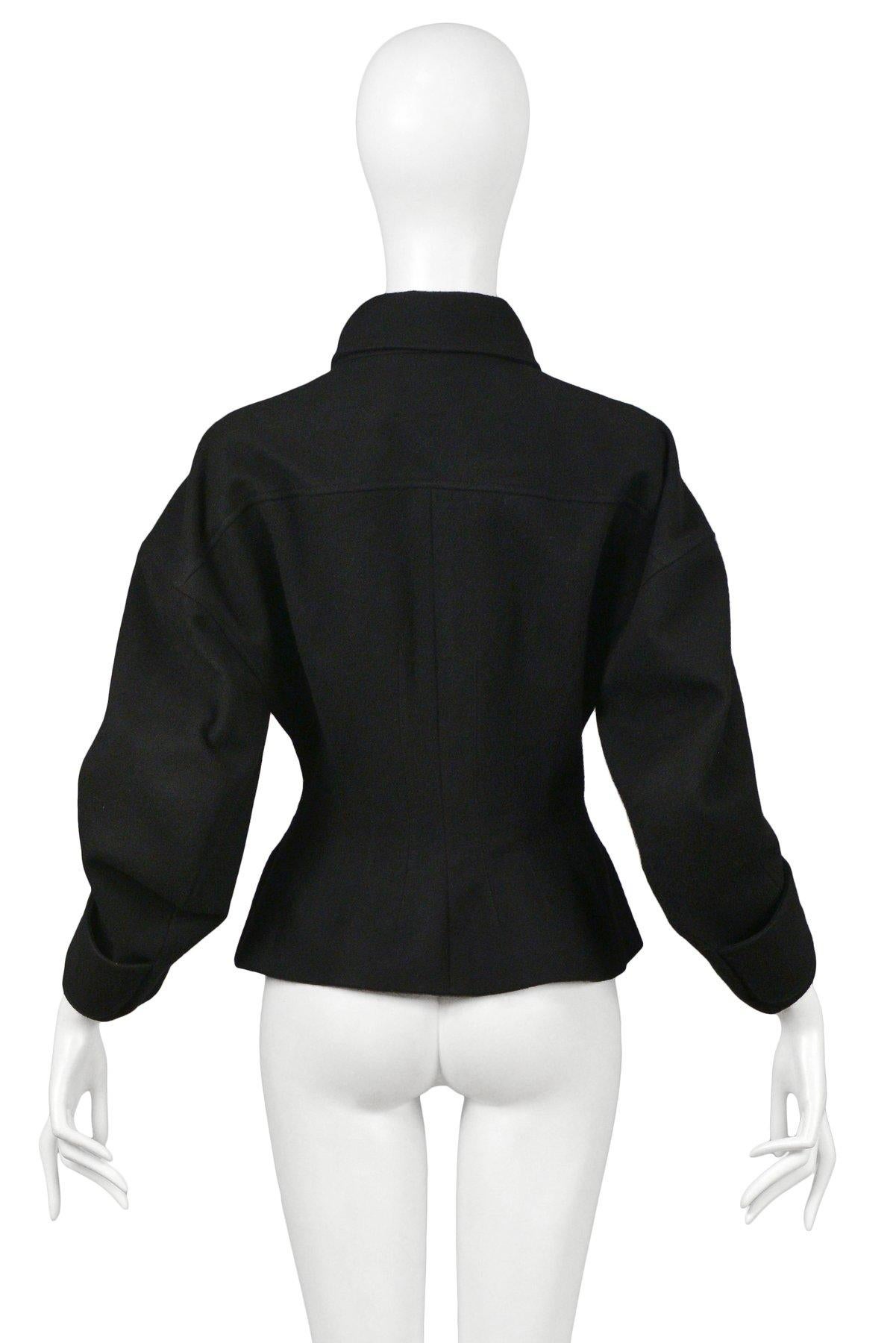 Balenciaga by Nicolas Ghesquiere Black Western Inspired Jacket 2003 1