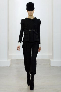 Balenciaga by Nicolas Ghesquière F/W 2006 Runway Sculptural Bonded Wool Jacket