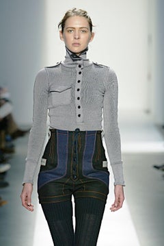 Balenciaga by Nicolas Ghesquière Fall 2003 “Sci-Fi” Ribbed Turtleneck Sweater